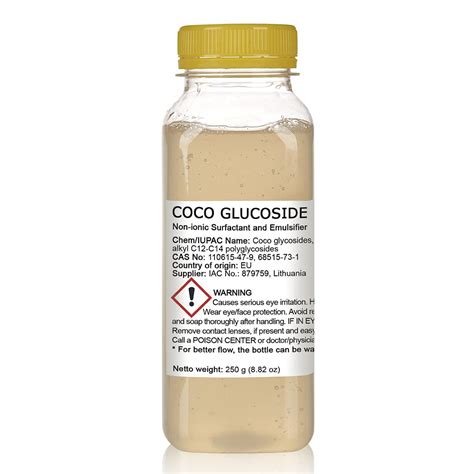 Artekas Innovation Coco Glucoside - Non-Ionic Surfactant & Emulsifier Gel 8.82 oz - DIY Skin ...