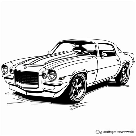 Camaro Coloring Pages Free And Printable