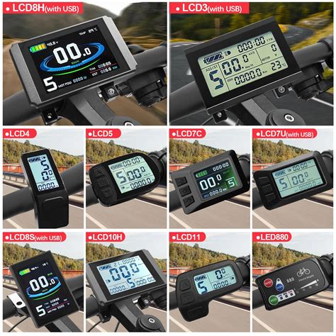 Elektrische Fiets Kt Display Lcd Lcd Lcd Lcd H Led V V V