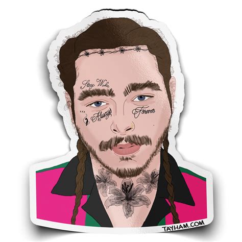 Post Malone Sticker 2020 Electronics And Accessories Phone