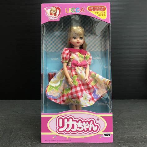 【未使用】当時物 未使用 デッドストック タカラ リカちゃん 洋服 花柄 ワンピース Licca Takara Rt 16の落札情報詳細