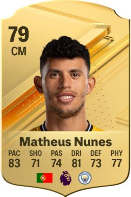 Matheus Nunes Ea Sports Fc Player Ratings Electronic Arts