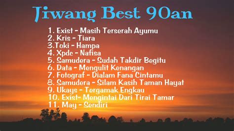 Jiwang Best 90an Lagu Slow Rock Malaysia Terbaik 90an Youtube