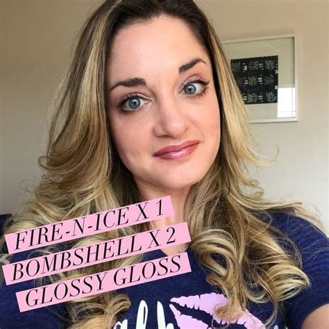 Fire N Ice Lipsense Combo 1 Layer Of Fire N Ice 2 Layers Of Bombshell