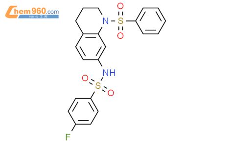 951519 46 3 N 1 Benzenesulfonyl 3 4 Dihydro 2H Quinolin 7 Yl 4