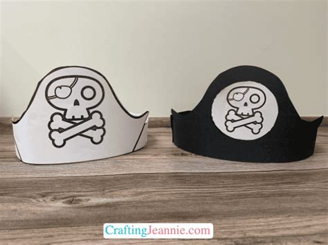 Pirate Hat Craft (Free Template) - Crafting Jeannie