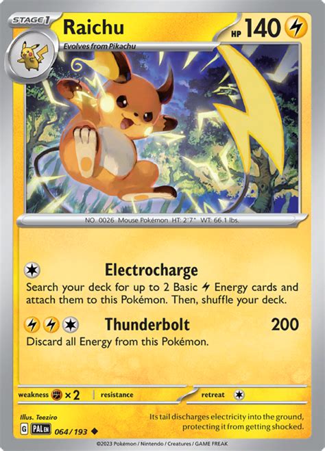 Raichu Paldea Evolved Uncommon Shady Bloom