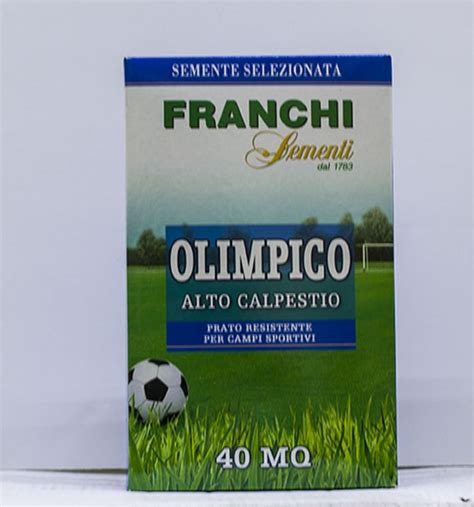 Franchi Sementi Olimpico Alto Calpestio Prato Resistente Per Campi