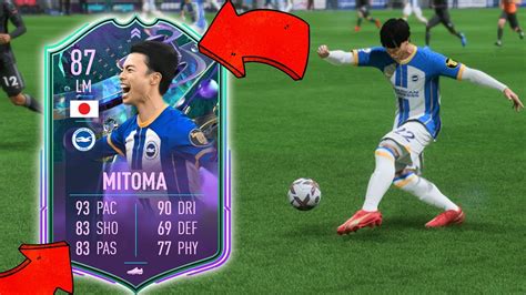 CHEAP BEAST 87 KAORU MITOMA FANTASY FUT PLAYER REVIEW FIFA 23