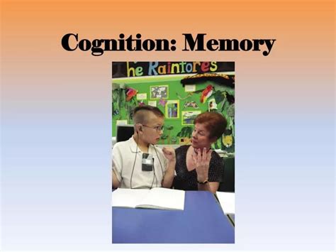 Ppt Cognition Memory Powerpoint Presentation Free Download Id6612066