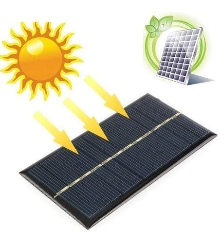 Mini Painel Placa Solar Energia Fotovoltaica 12v 1 5w Célula MercadoLivre