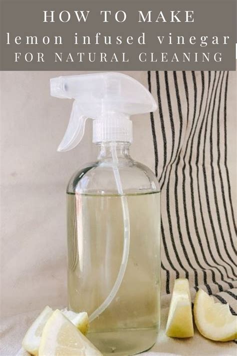 Homemade Lemon Vinegar Cleaning Spray Recipe Artofit