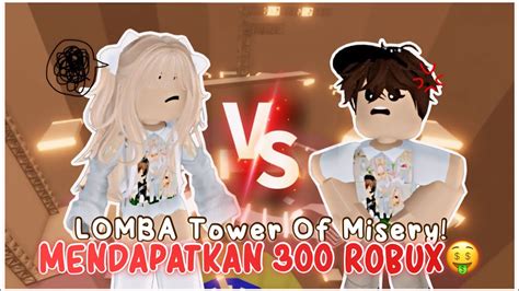 Kalau Berhasil Menang Race Dapat Robux Tower Of Misery