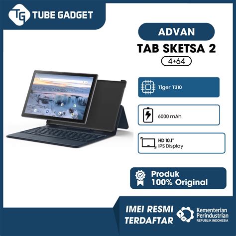 Jual Advan Tab Sketsa Tiger T Gb Garansi Resmi Tahun Instan