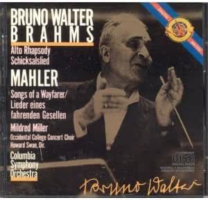 Mahler Songs Of A Wayfarer Lieder Eines Fahrenden Gesellen Brahms