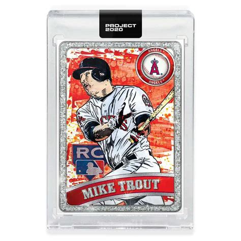 MLB Topps Project 2020 Baseball 2011 Mike Trout Trading Card 100 By