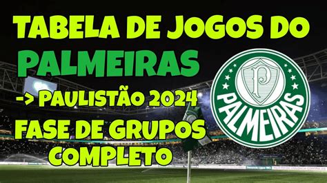 Tabela De Jogos Do Palmeiras No Campeonato Paulista Todos Os