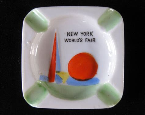 1939 New York Worlds Fair Ashtray Souvenir Etsy