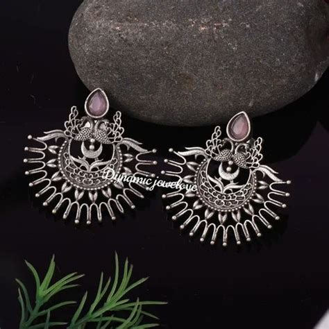 Stud Earrings Brass Oxidised Jewellery Wholesale Supplier In Telangana