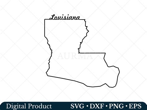 Louisiana State Svg Louisiana Png Graphic By Chipus · Creative Fabrica