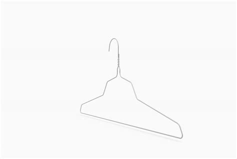 18" Standard White Shirt Hangers - M&B Hangers