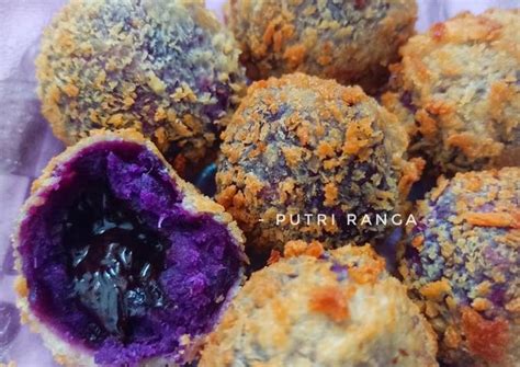 Resep Bola Ubi Ungu Coklat Oleh Putri Oktavina Cookpad