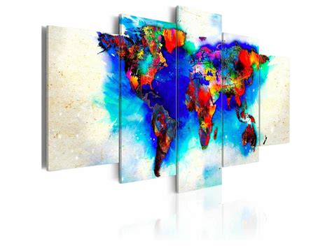 Tableau Toutes Les Couleurs Du Monde X Cm