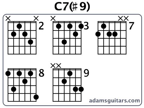 C7 9 Guitar Chords From Adamsguitars