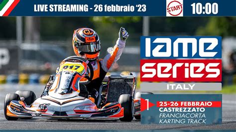 IAME Series Italy ROUND 1 FRANCIACORTA KARTING TRACK MANCHE