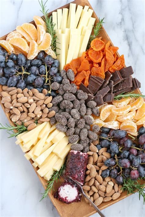 How To Build A Beautiful Appetizer Platter Filled With Fruit Cheese