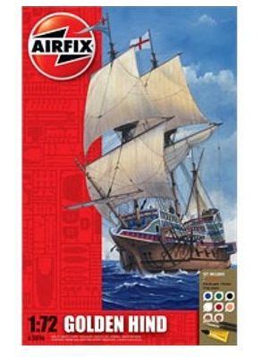 Airfix Golden Hind Sailing Ship Plastic Model Sailing Ship Kit 1 72