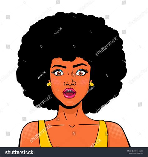 Wow Pop Art Face Sexy Surprised Stock Vector Royalty Free 1394843285