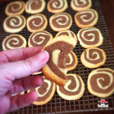 Galletas De Mantequilla En Espiral De Chocolate Y Naranja SuspiritosRD