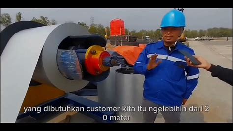 Produksi Pembuatan Baja Ringan Projek Pt Takumi Youtube