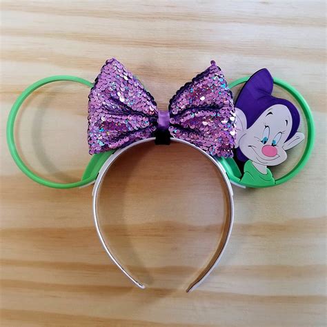 Interchangeable D Printed Mouse Ears Set With Dopey Etsy