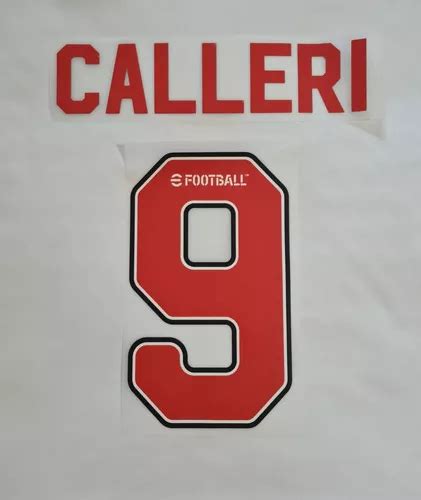 Kit Nome N Mero Calleri Fonte Para Camisa S O Paulo Parcelamento