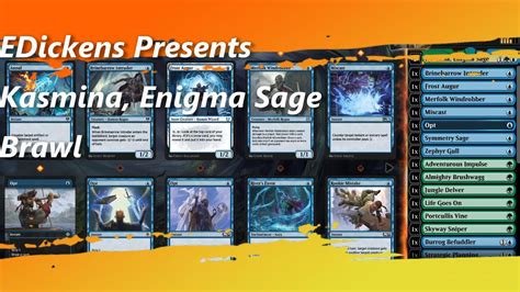 Magic Arena Kasmina Enigma Sage In Brawl Youtube