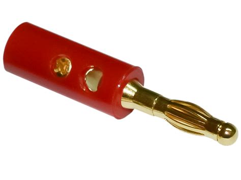 Conector Banana Rojo