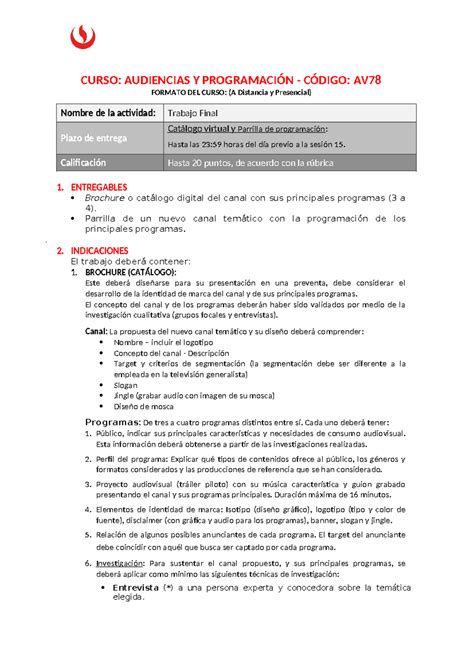 Instructivo Del Trabajo Final 24 1 Curso Audiencias Y ProgramaciÓn