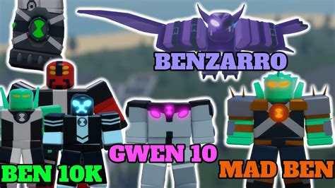 All Ben Infinity Alien Canon Character Skins Youtube