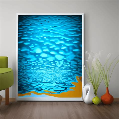 Water Splash Wall Art · Creative Fabrica