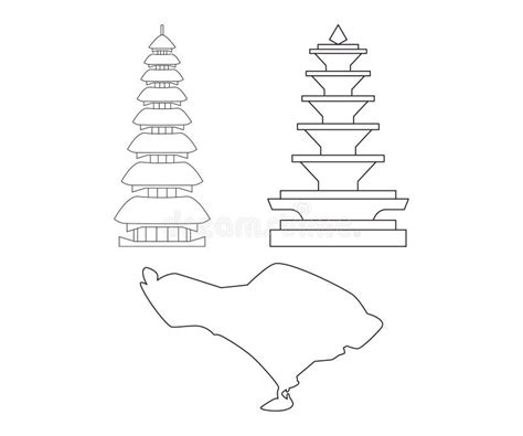 Ancient Temples Indonesia Stock Illustrations 66 Ancient Temples