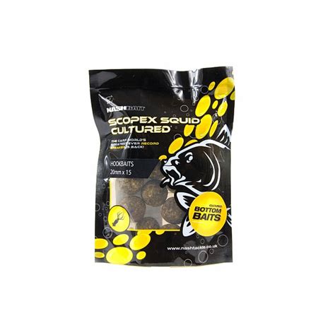 NEW Nash Scopex Squid Cultured Hookbaits B6862 5055108868620