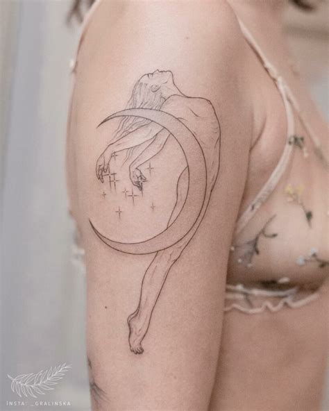 Minimalist Woman Silhouette Tattoo Ideas To Inspire You