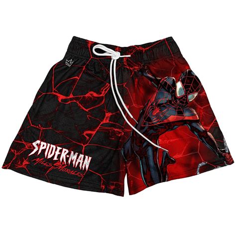 Marvel Culture Miles Morales Spider Man Shorts Urban Culture