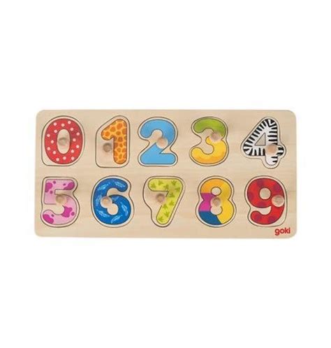 Puzzle Montessori Apprendre A Compter Avec Un Puzzle En Bois