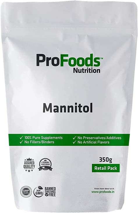 Bagat `profoods Mannitol Powder 350 Grams Health And Household