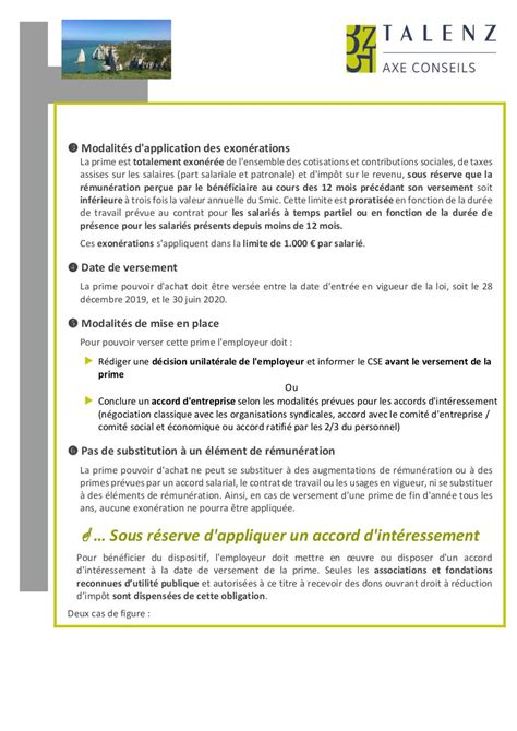 Exemple Décision Unilatérale De L Employeur Prime Pouvoir D Achat Meteor