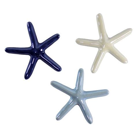 Ceramic Starfish Plate Coastal Appetizer Or Salad Plate Nautical