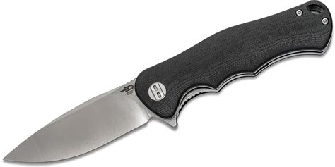 Bestech Knives Bobcat Flipper Knife 3 19 D2 Two Tone Satin Stonewashed